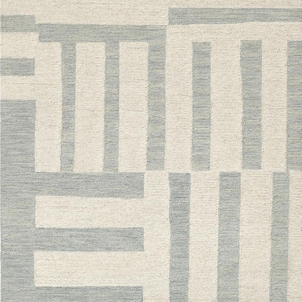 Contemporary Rectangle Area Rug, Blue, 9' X 12'