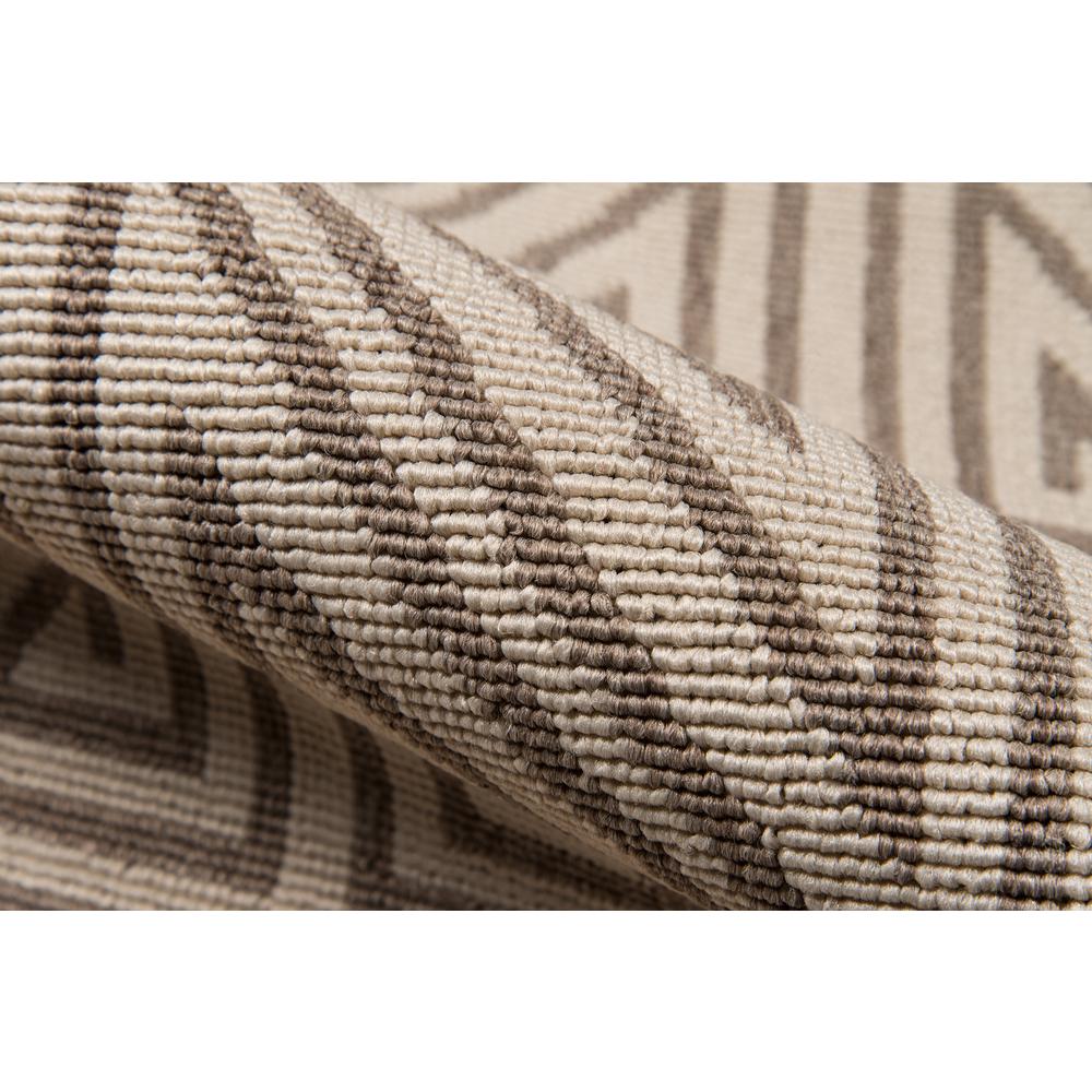 Contemporary Rectangle Area Rug, Taupe, 6'7" X 9'6"