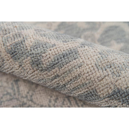 Traditional Rectangle Area Rug, Sage, 9'6" X 13'6"