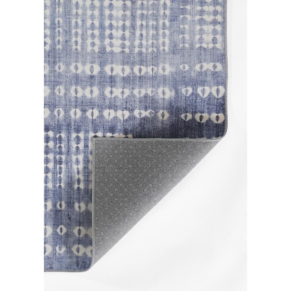 Contemporary Rectangle Area Rug, Blue, 7'6" X 9'6"