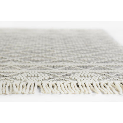 Contemporary Rectangle Area Rug, Charcoal, 8' X 10'