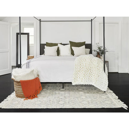 Contemporary Rectangle Area Rug, Multi, 8' X 10'