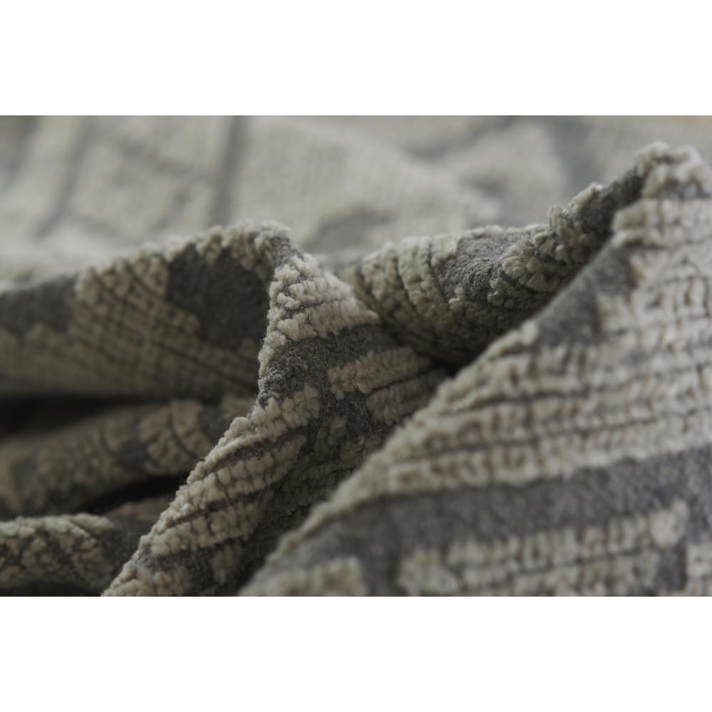Traditional Rectangle Area Rug, Grey, 8' X 10'
