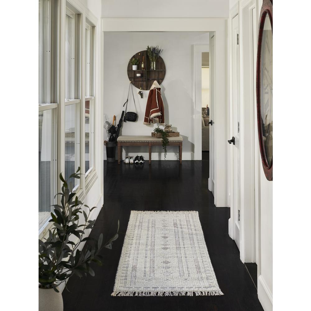 Traditional Rectangle Area Rug, Ivory, 8' X 10'