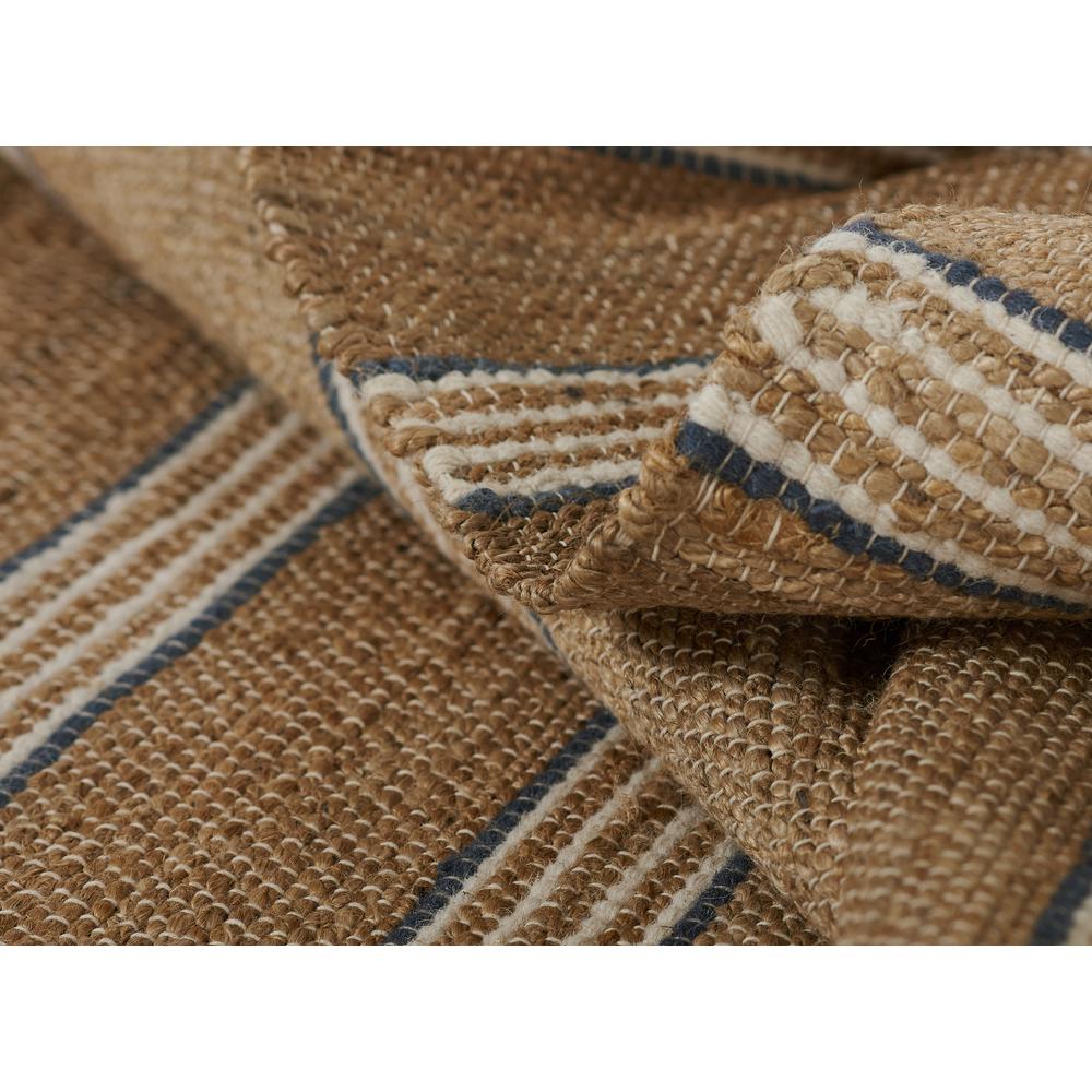 Contemporary Rectangle Area Rug, Blue, 9' X 12'