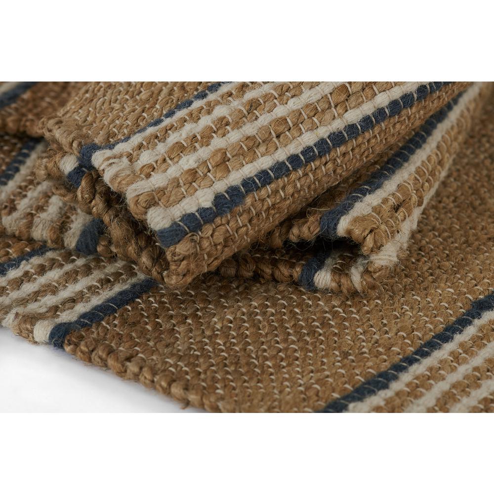 Contemporary Rectangle Area Rug, Blue, 9' X 12'