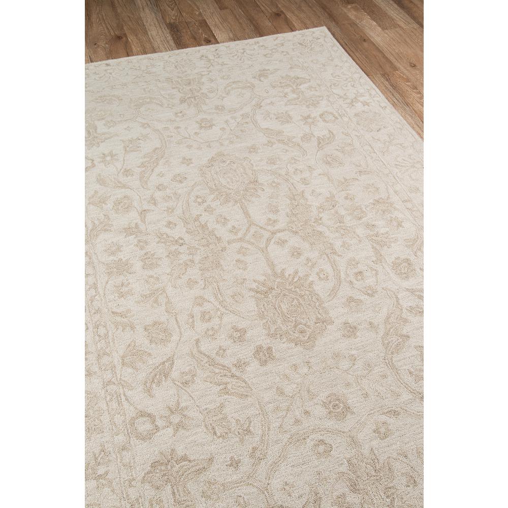 Traditional Rectangle Area Rug, Beige, 8' X 11'