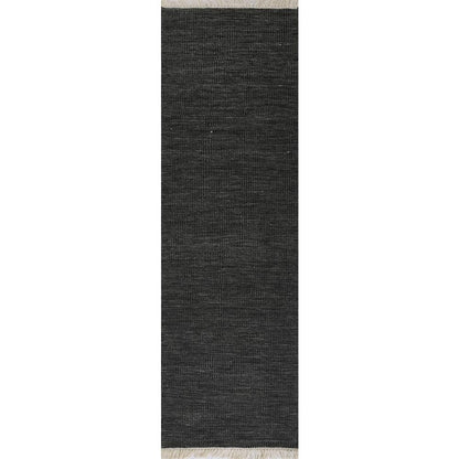 Contemporary Rectangle Area Rug, Charcoal, 8' X 10'