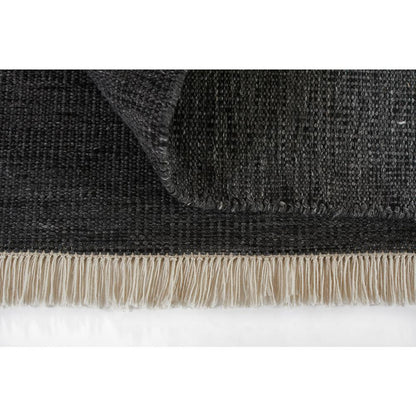 Contemporary Rectangle Area Rug, Charcoal, 8' X 10'