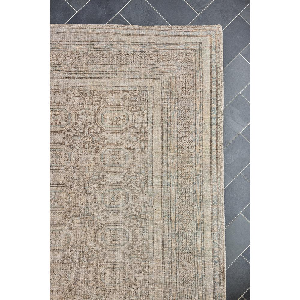 Traditional Rectangle Area Rug, Green, 8' X 10'