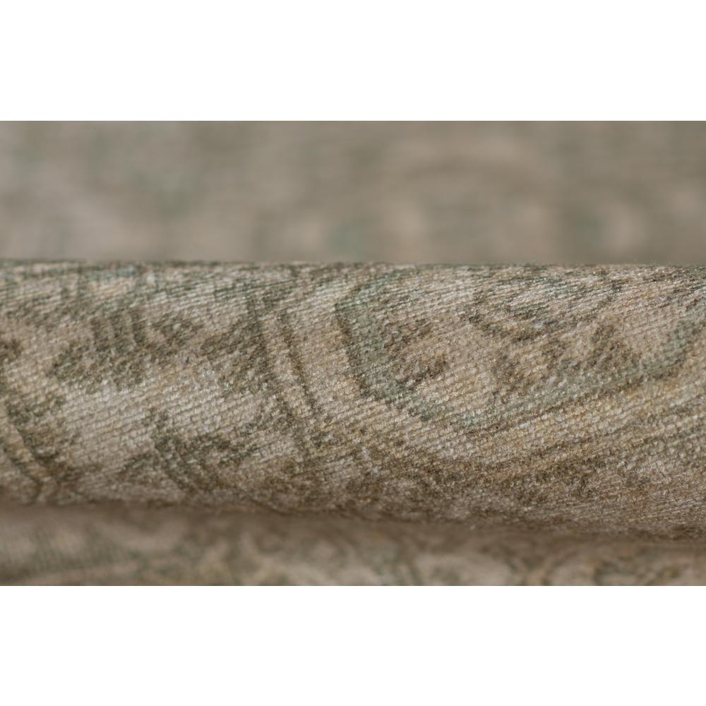 Traditional Rectangle Area Rug, Green, 8' X 10'
