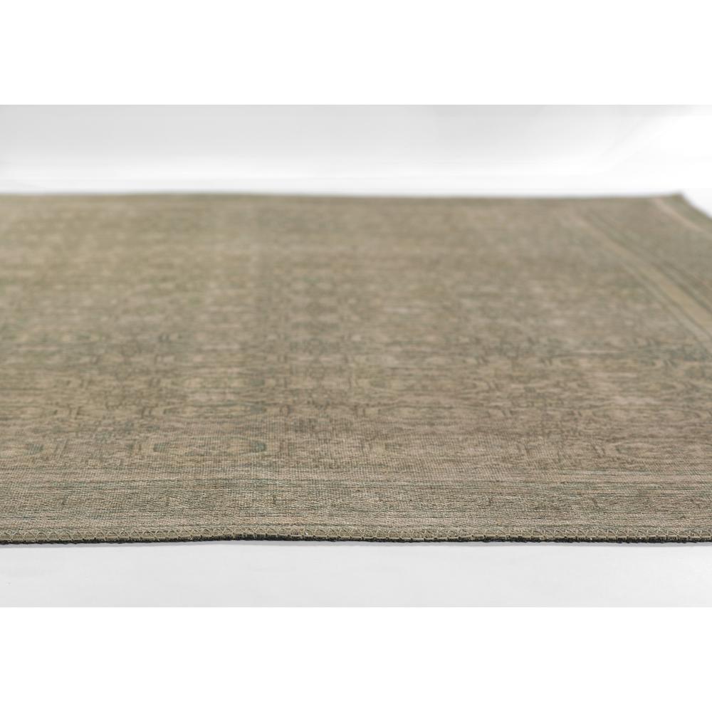 Traditional Rectangle Area Rug, Green, 8' X 10'