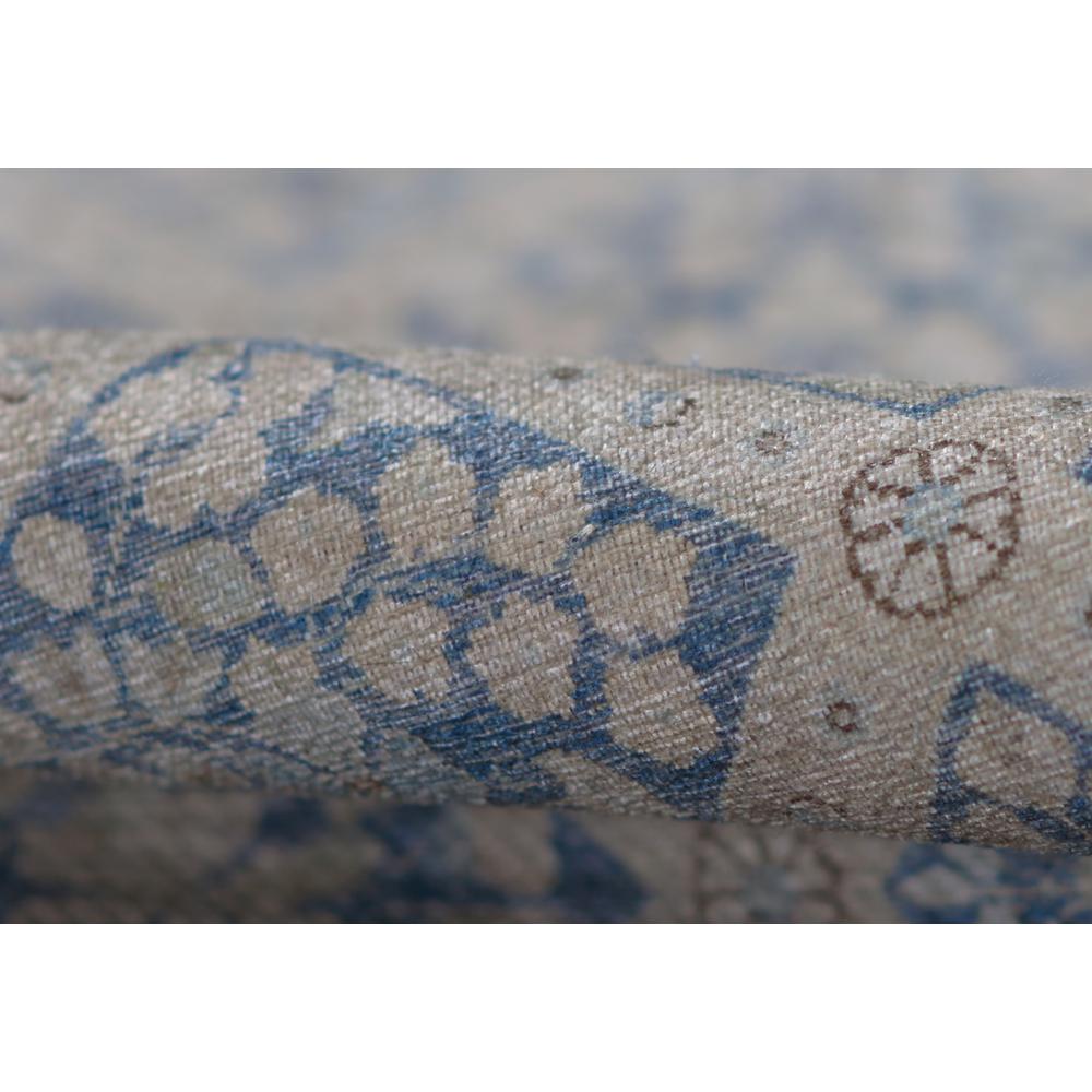 Traditional Rectangle Area Rug, Blue, 8' X 10'