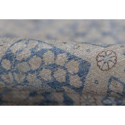 Traditional Rectangle Area Rug, Blue, 8' X 10'