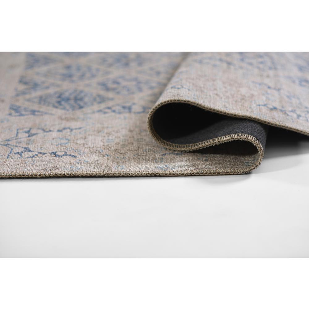 Traditional Rectangle Area Rug, Blue, 8' X 10'