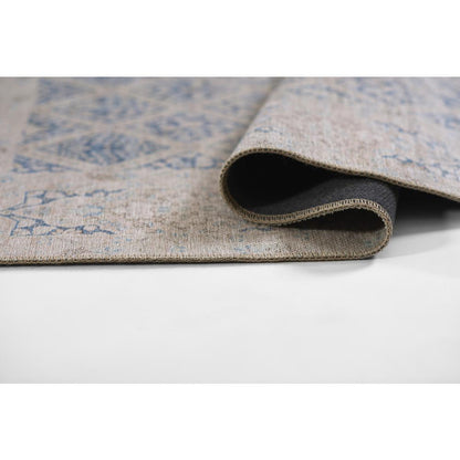 Traditional Rectangle Area Rug, Blue, 8' X 10'