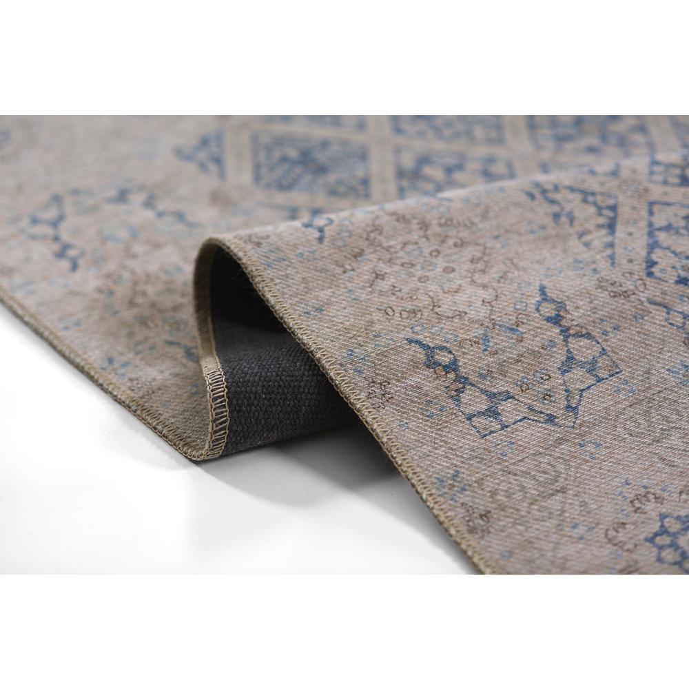 Traditional Rectangle Area Rug, Blue, 8' X 10'