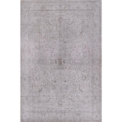 Traditional Rectangle Area Rug, Grey, 8' X 10'