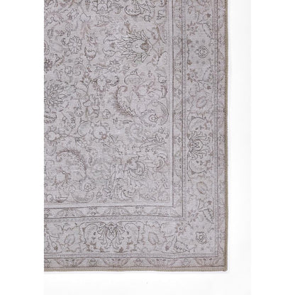 Traditional Rectangle Area Rug, Grey, 8' X 10'