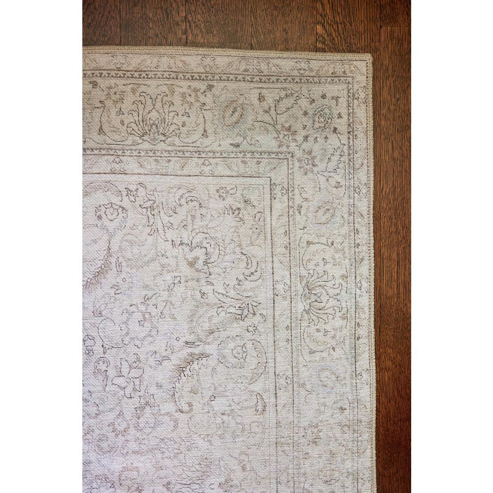 Traditional Rectangle Area Rug, Grey, 8' X 10'