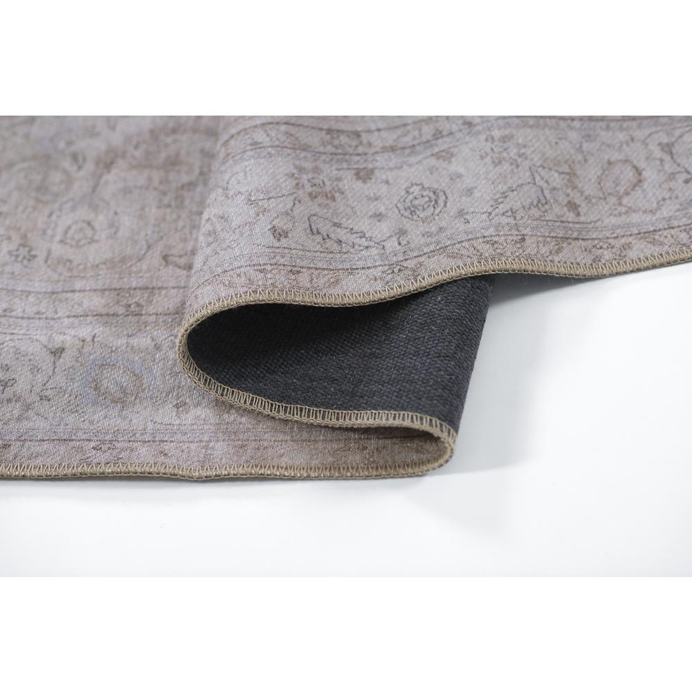 Traditional Rectangle Area Rug, Grey, 8' X 10'