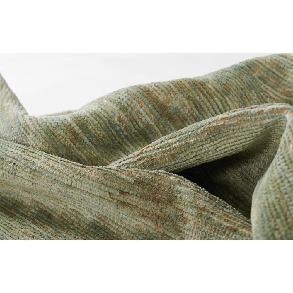 Transitional Rectangle Area Rug, Green, 9' X 12'