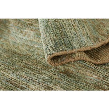 Transitional Rectangle Area Rug, Green, 9' X 12'