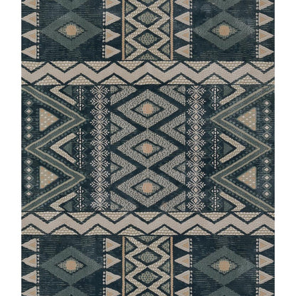 Contemporary Rectangle Area Rug, Blue, 8'11" X 12'6"
