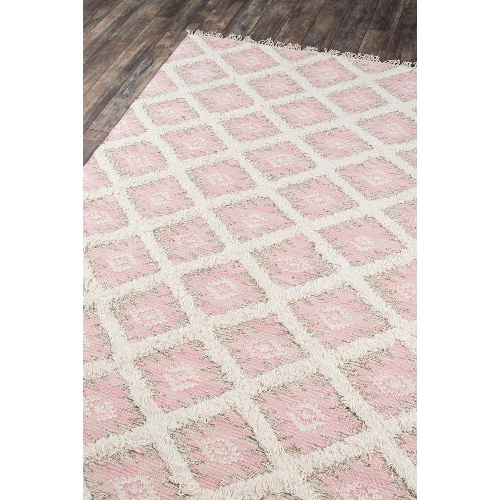 Contemporary Rectangle Area Rug, Pink, 8'10" X 11'10"