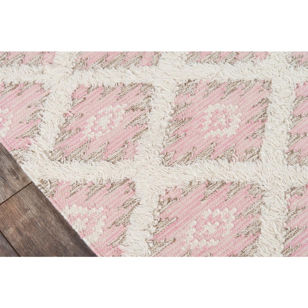 Contemporary Rectangle Area Rug, Pink, 8'10" X 11'10"