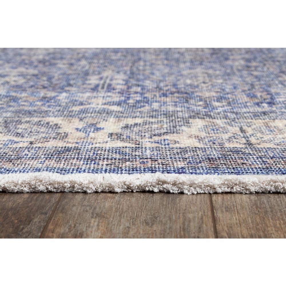Traditional Rectangle Area Rug, Blue, 8' X 10'