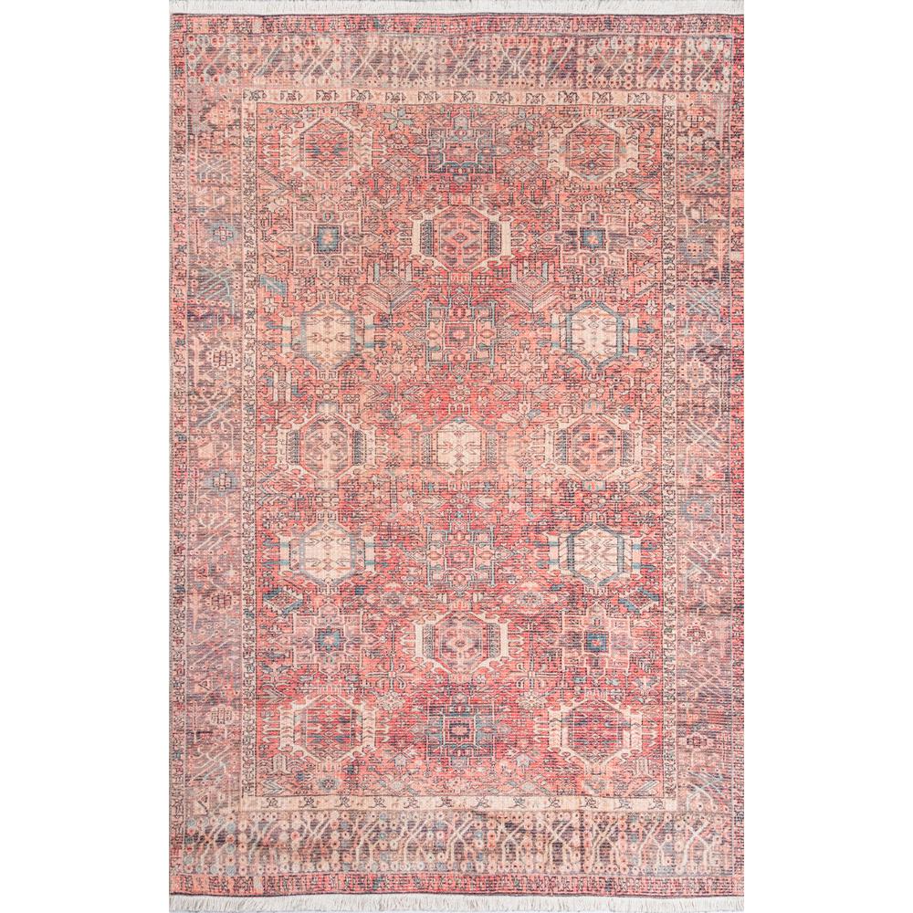 Traditional Rectangle Area Rug, Multi, 8' X 10'