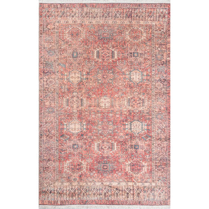 Traditional Rectangle Area Rug, Multi, 8' X 10'