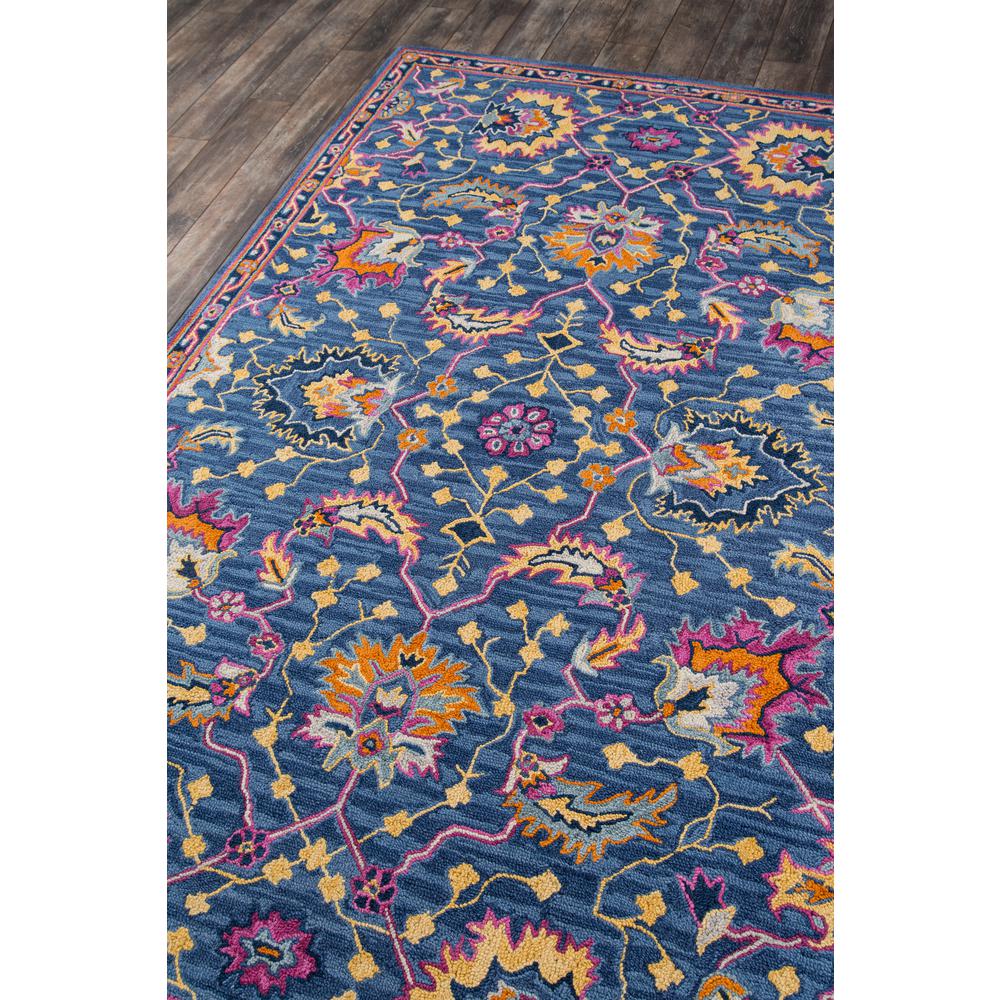 Traditional Rectangle Area Rug, Blue, 8' X 10'