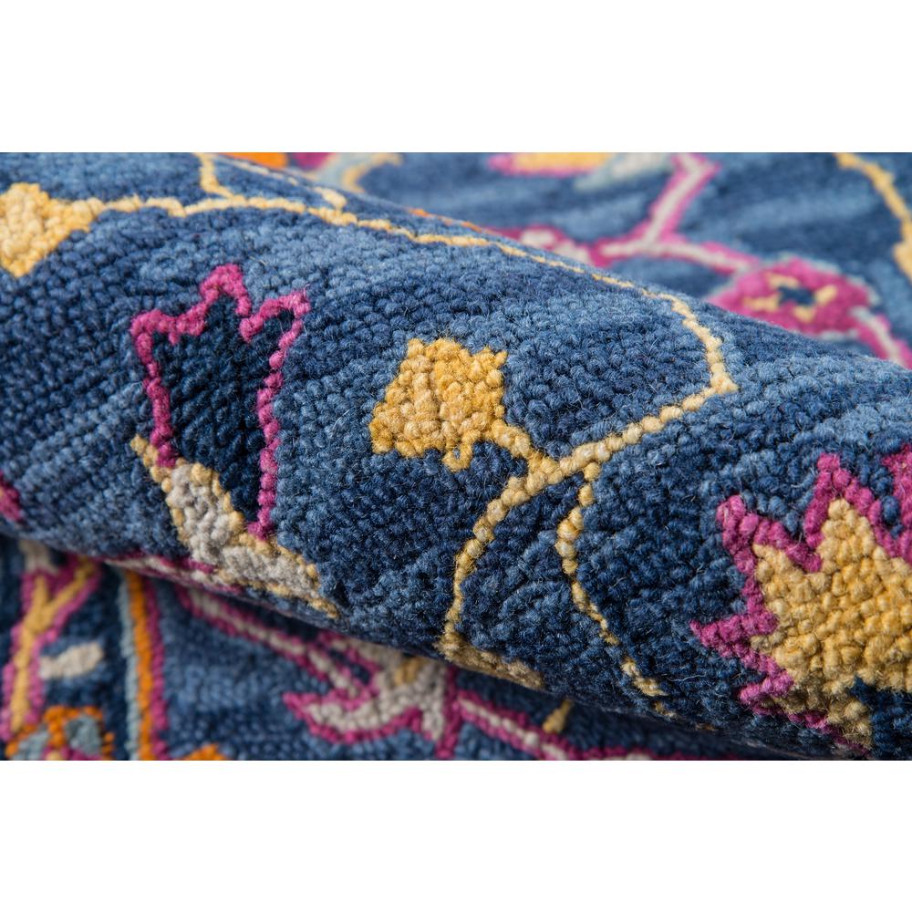 Traditional Rectangle Area Rug, Blue, 8' X 10'