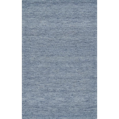 Contemporary Rectangle Area Rug, Denim, 8' X 10'
