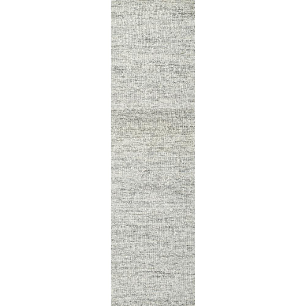 Contemporary Rectangle Area Rug, Light Grey, 8' X 10'