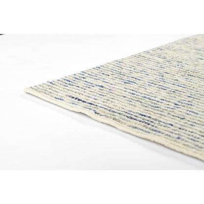Contemporary Rectangle Area Rug, Blue, 9' X 12'