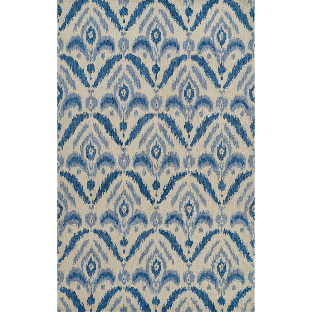 Transitional Rectangle Area Rug, Blue, 9' X 12'