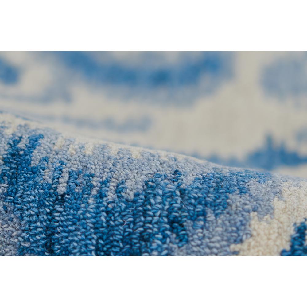 Transitional Rectangle Area Rug, Blue, 9' X 12'