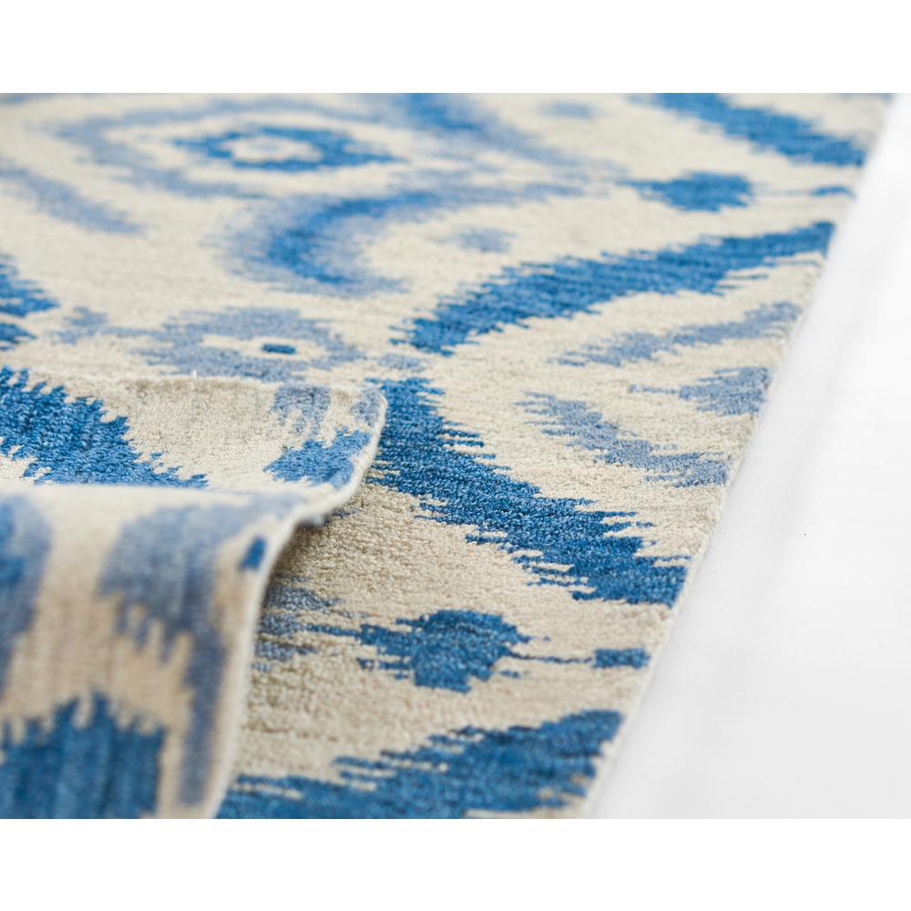 Transitional Rectangle Area Rug, Blue, 9' X 12'