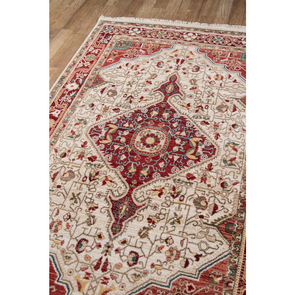 Traditional Rectangle Area Rug, Red, 7'6" X 9'6"