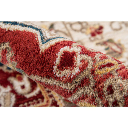 Traditional Rectangle Area Rug, Red, 7'6" X 9'6"