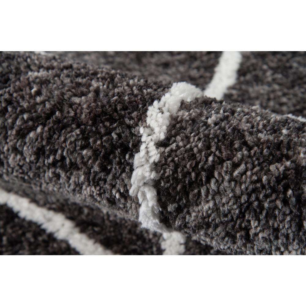 Contemporary Rectangle Area Rug, Charcoal, 9' X 12'