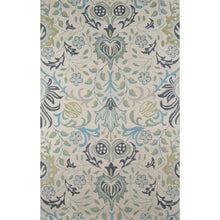 Casual Rectangle Area Rug, Blue, 9' X 12'