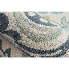 Casual Rectangle Area Rug, Blue, 9' X 12'