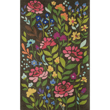 Casual Rectangle Area Rug, Brown, 9' X 12'