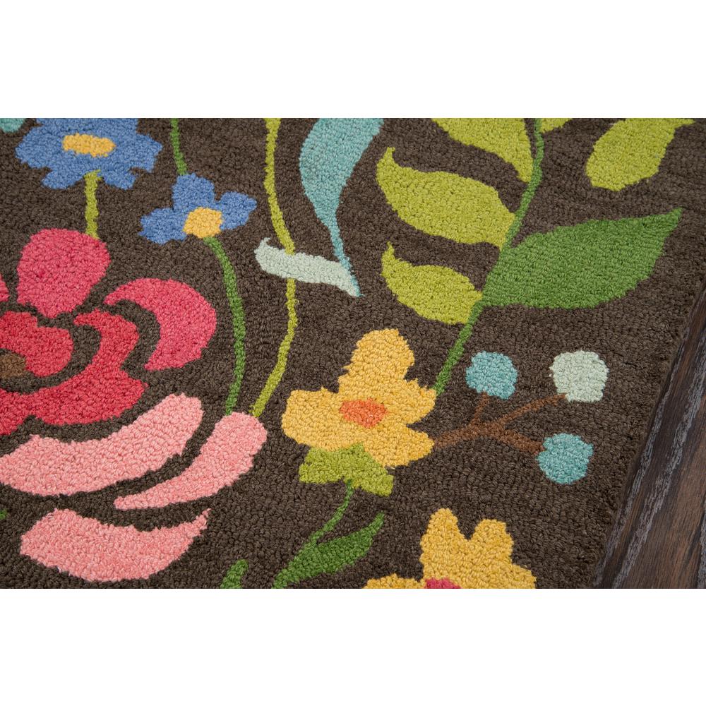 Casual Rectangle Area Rug, Brown, 9' X 12'