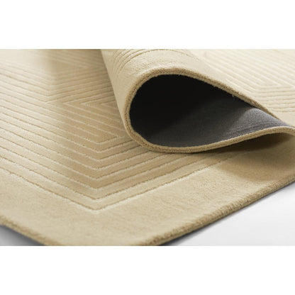 Contemporary Rectangle Area Rug, Beige, 9' X 12'