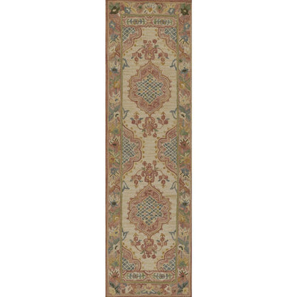 Traditional Rectangle Area Rug, Rose, 8' X 11'